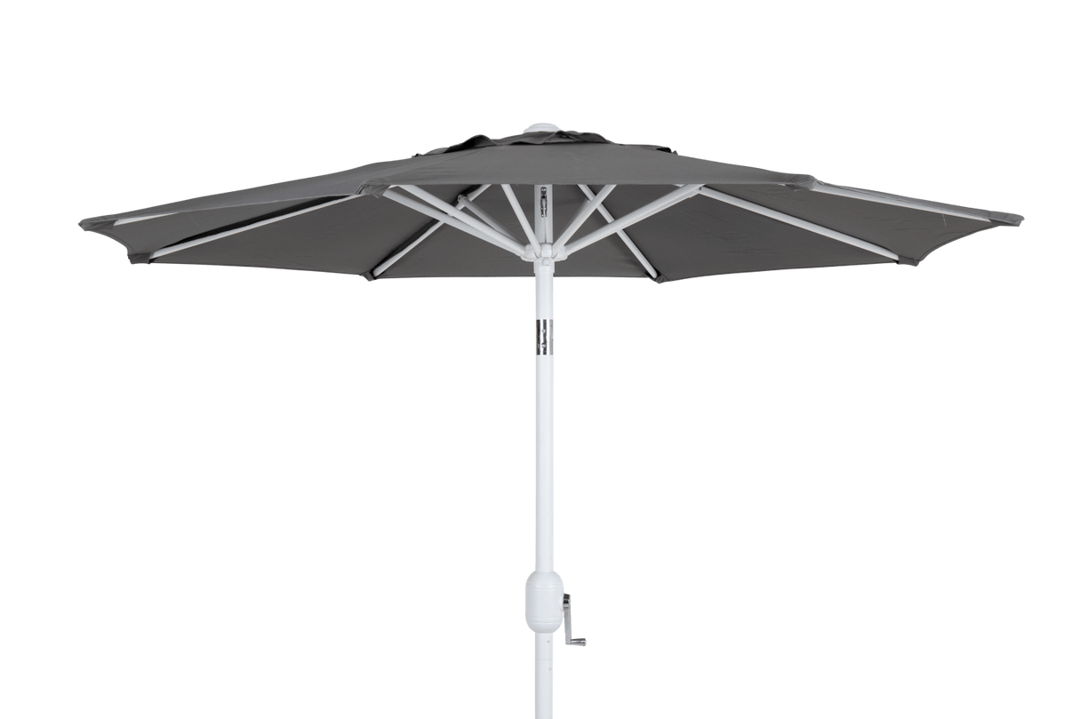 Cambre solid color parasol with a white pole Ø200 cm