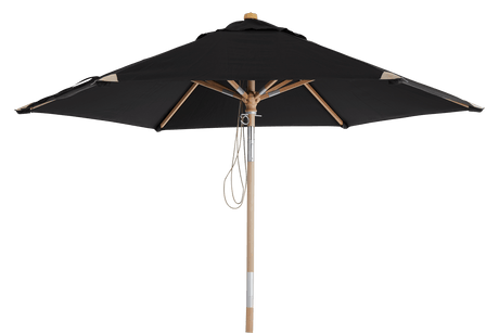 Trieste solid color parasol with tilt Ø250 cm
