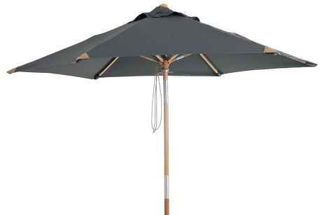 Trieste solid color parasol with tilt Ø250 cm