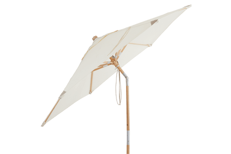 Trieste solid color parasol with tilt Ø250 cm