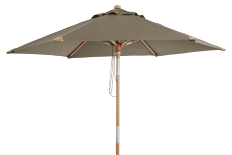 Trieste solid color parasol with tilt Ø250 cm