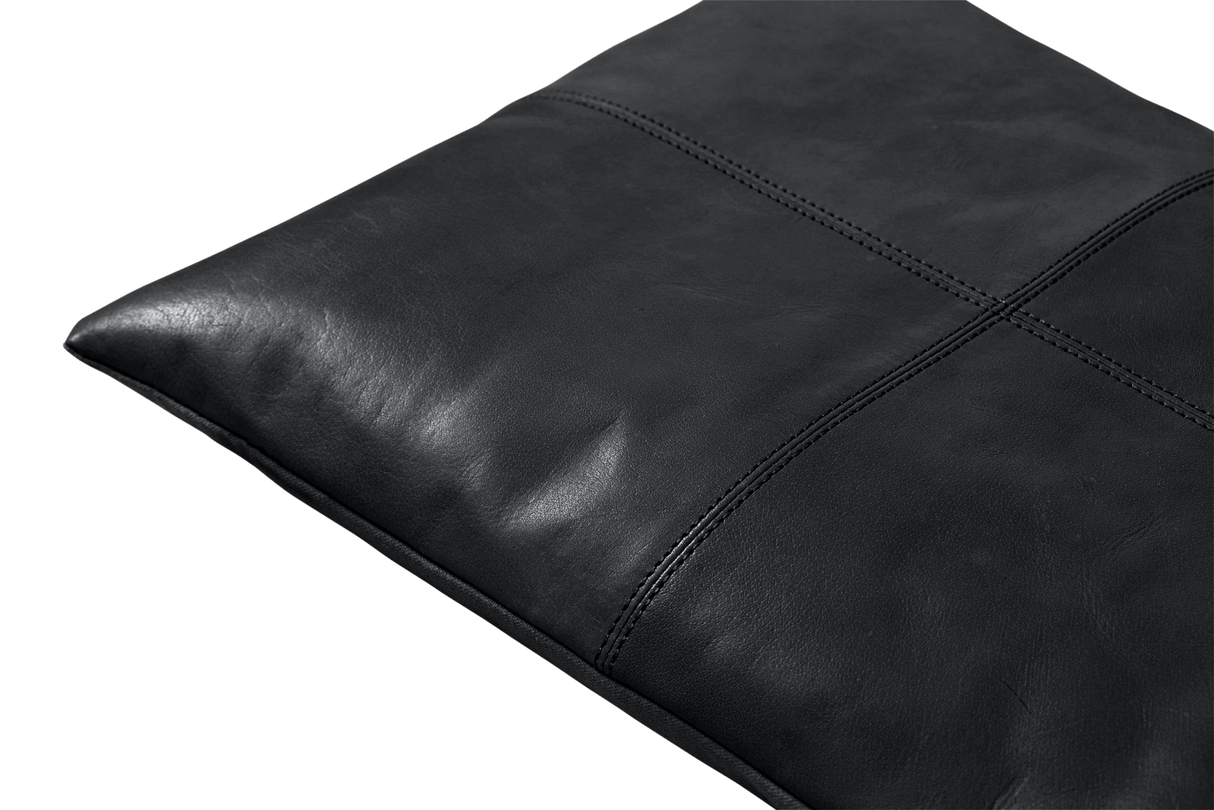 Leather cushion 73 x 35 cm