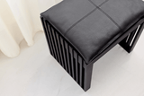 Leather cushion 73 x 35 cm