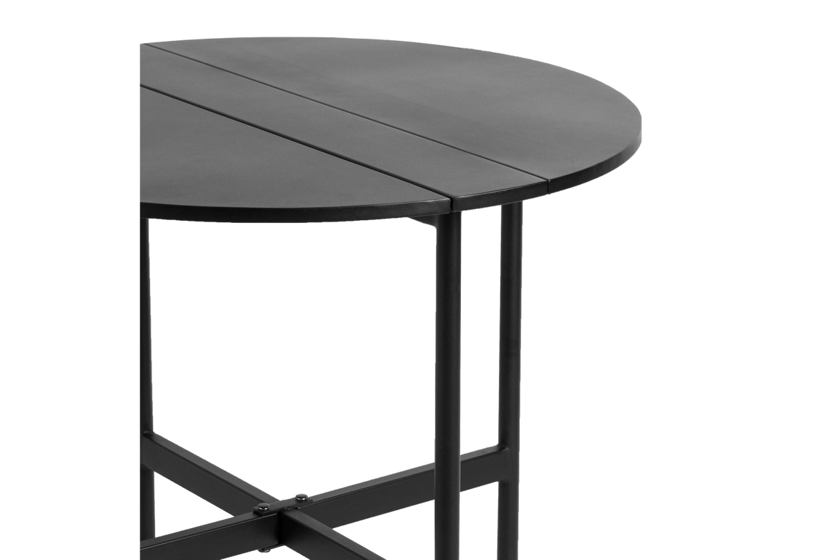Clara metal gateleg table Ø80 cm