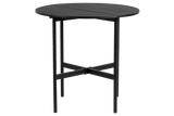 Clara metal gateleg table Ø80 cm