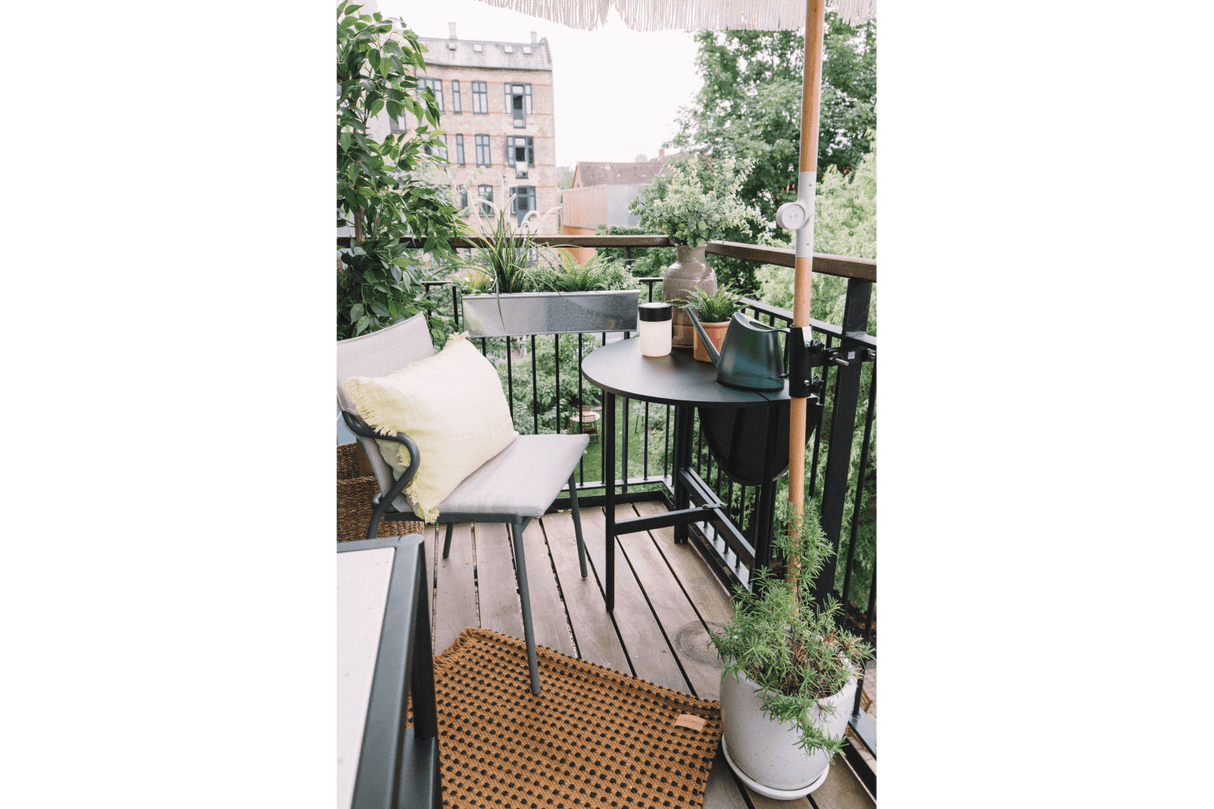 Clara metal gateleg table Ø80 cm