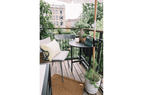 Clara metal gateleg table Ø80 cm