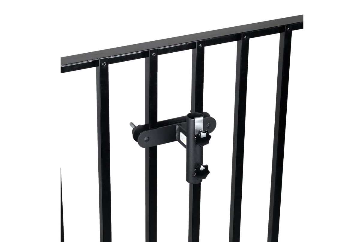 Frey parasol bracket for vertical bars