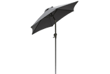 Frida solid color parasol with hoist and tilt Ø160 / Ø200 cm