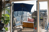 Frida rectangular parasol with hoist and tilt 140 x 220 cm