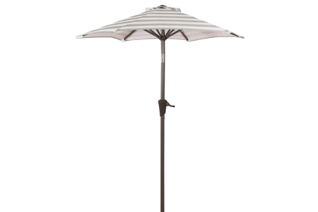 Frida stripe parasol with hoist and tilt Ø160 / Ø200 cm