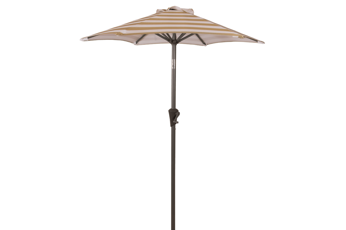 Frida stripe parasol with hoist and tilt Ø160 / Ø200 cm