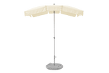 Siesta solid color parasol with tilt 180 x 130 cm