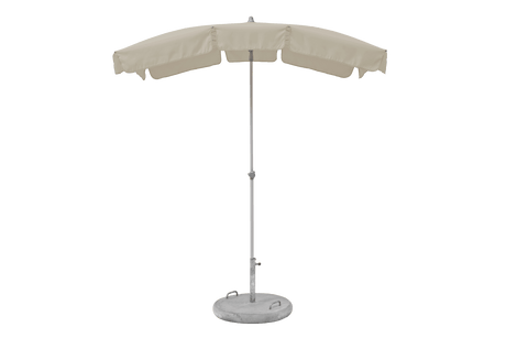 Siesta solid color parasol with tilt 180 x 130 cm