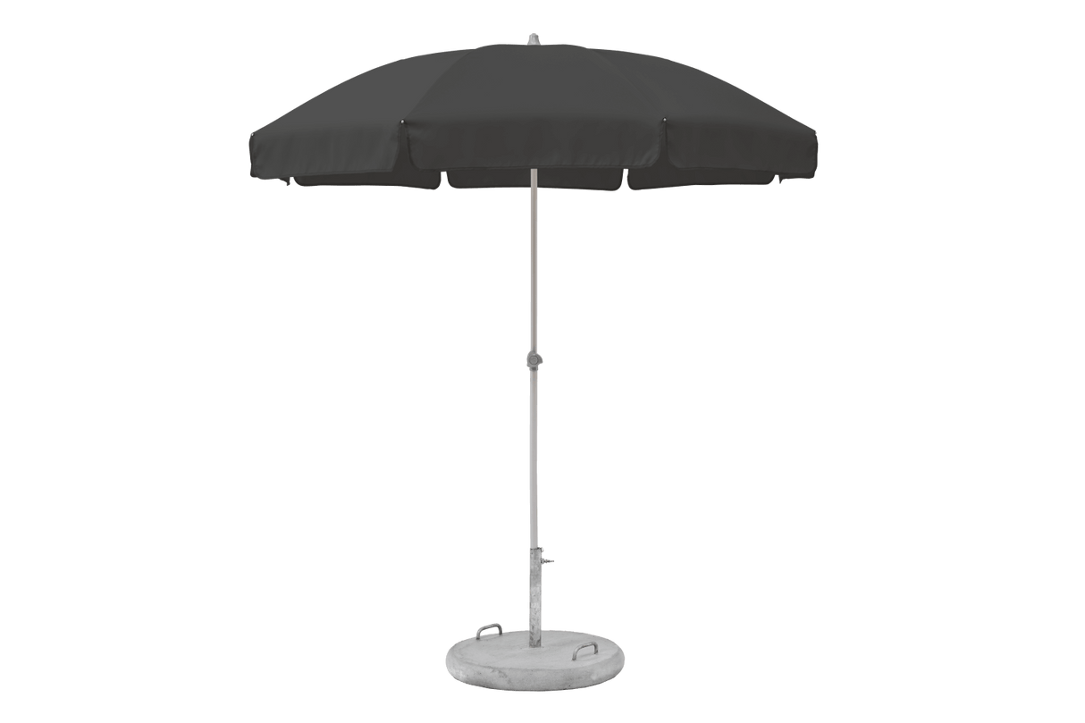 Siesta solid color parasol with tilt Ø180 cm
