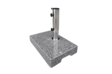 Hugo parasol base in light grey granite for several weight classes