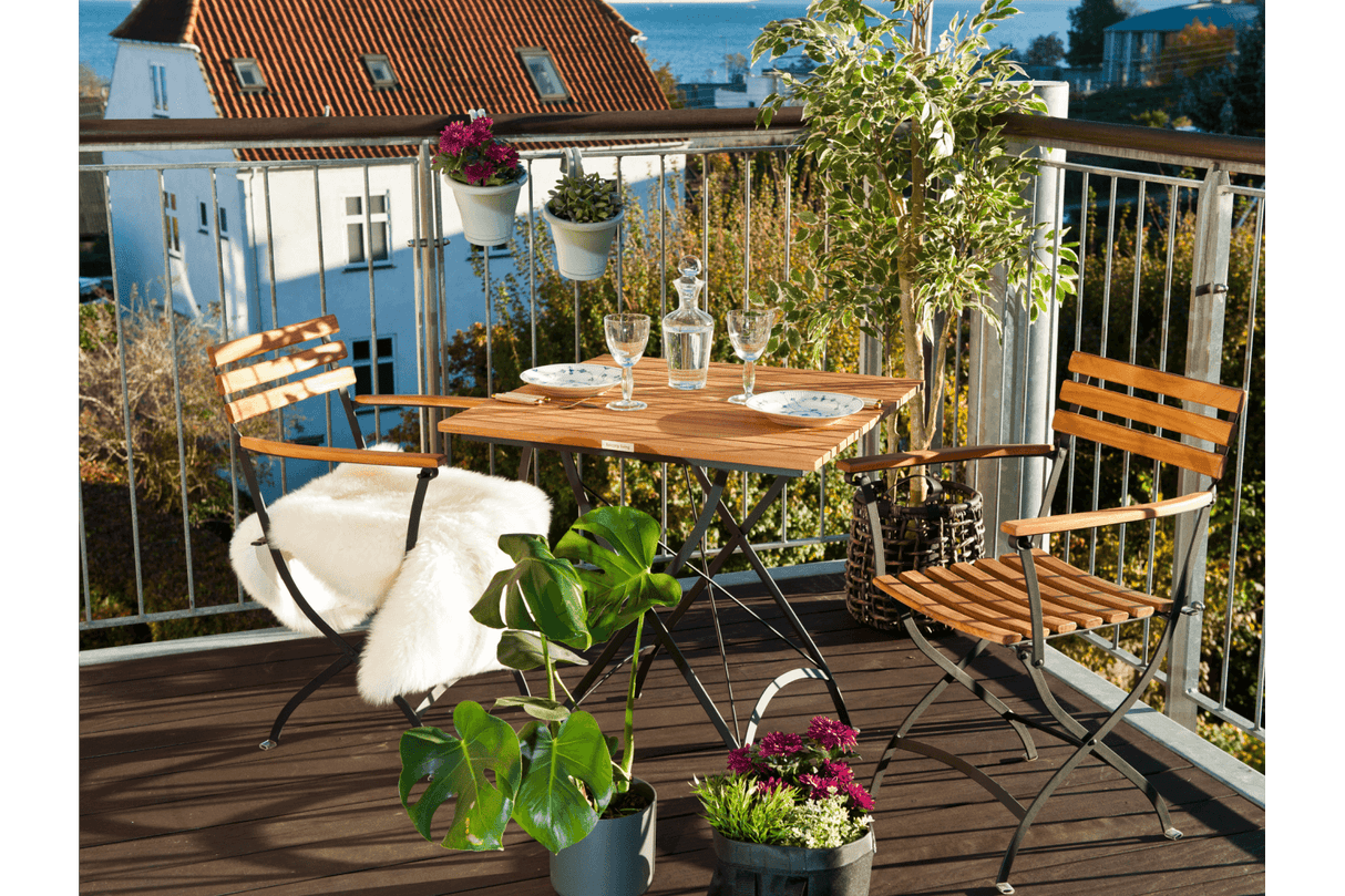 Josefine teak folding table 60 x 60 cm