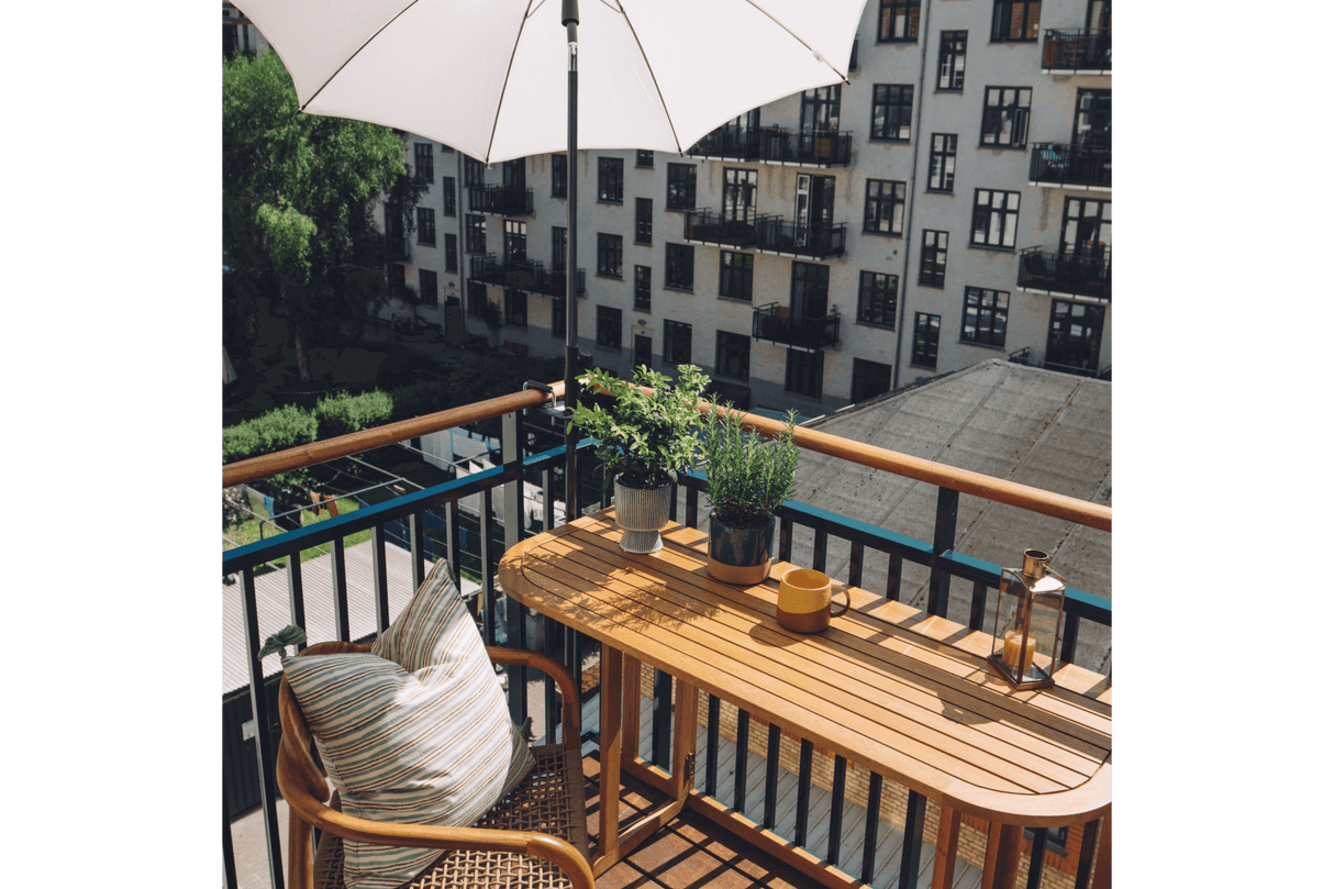 Laura teak folding table 130 x 50 cm