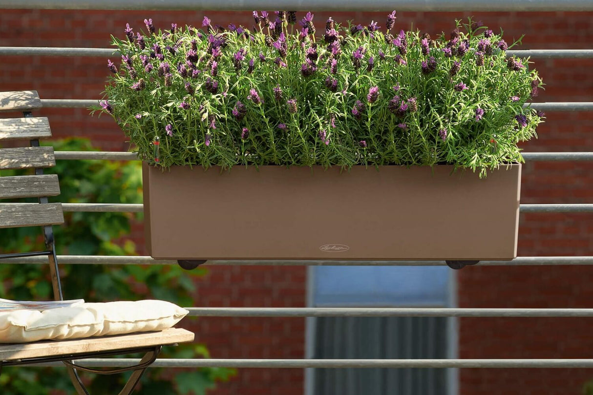 Balconera balcony flower box with self watering system 80 cm