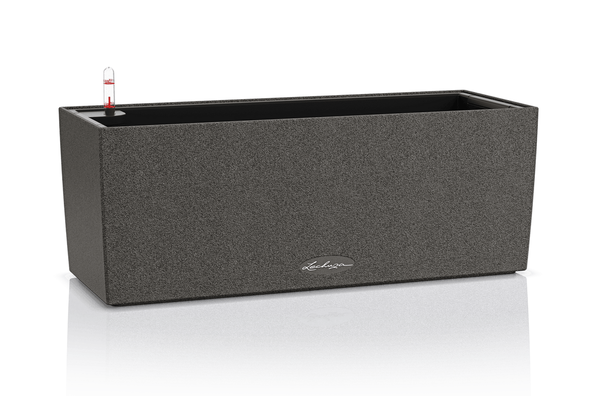 Stone balcony flower box with self watering system 50 cm