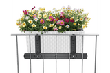 Cottage balcony flower box with self watering system 80 cm