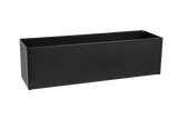 Liva black balcony flower box without brackets 60 / 80 / 100 cm