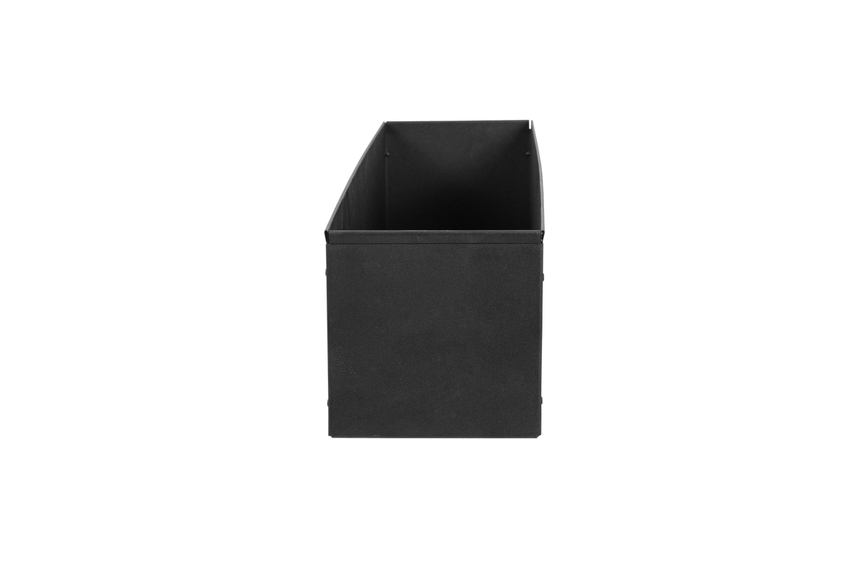 Liva black balcony flower box without brackets 60 / 80 / 100 cm