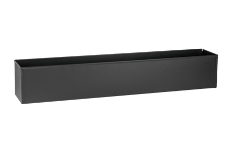 Liva black balcony flower box 60 / 80 / 100 cm