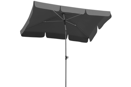 Locarno solid color parasol with tilt 180 x 120 cm