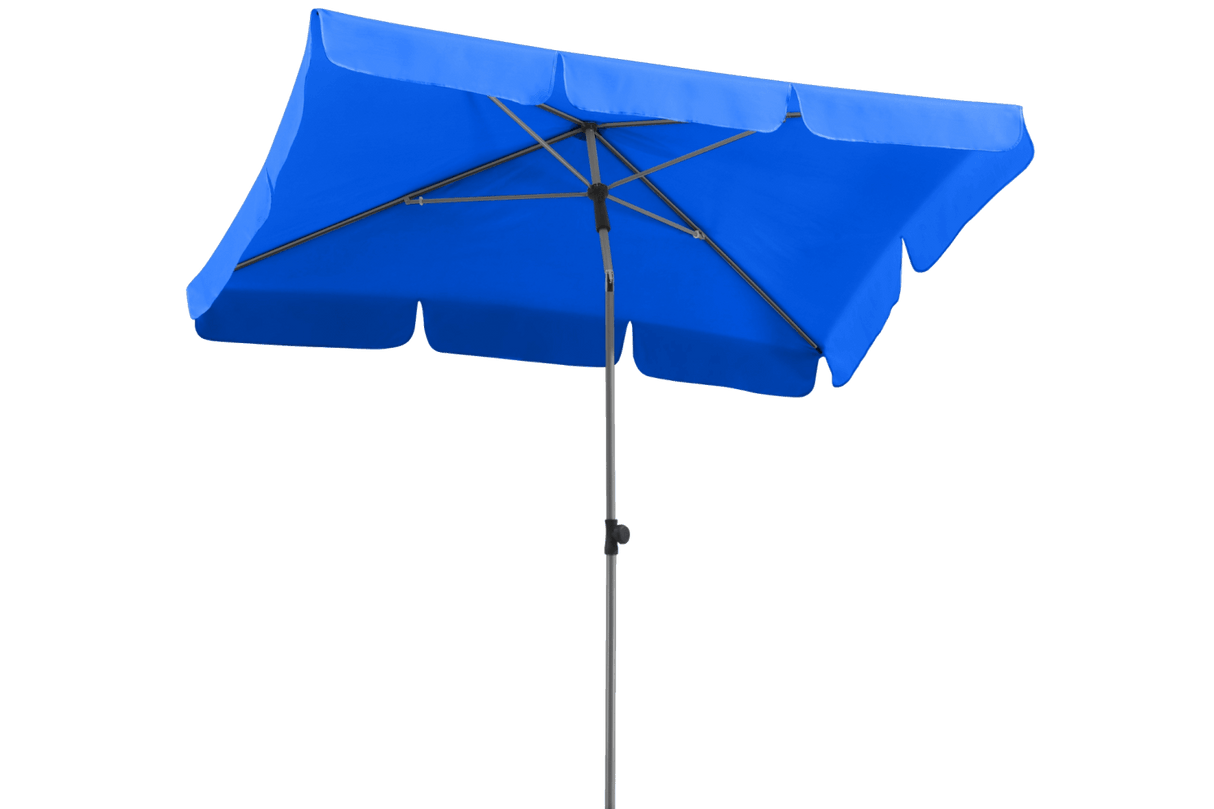 Locarno solid color parasol with tilt 180 x 120 cm