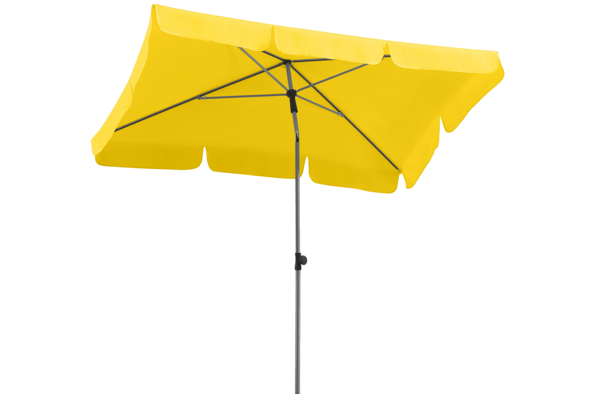 Locarno solid color parasol with tilt 180 x 120 cm