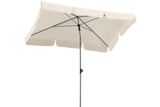 Locarno solid color parasol with tilt 180 x 120 cm