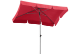 Locarno solid color parasol with tilt 180 x 120 cm