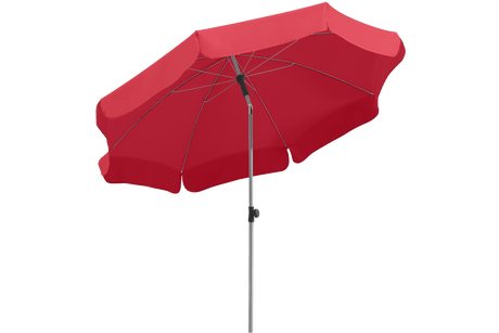 Locarno solid color parasol with tilt Ø150 cm