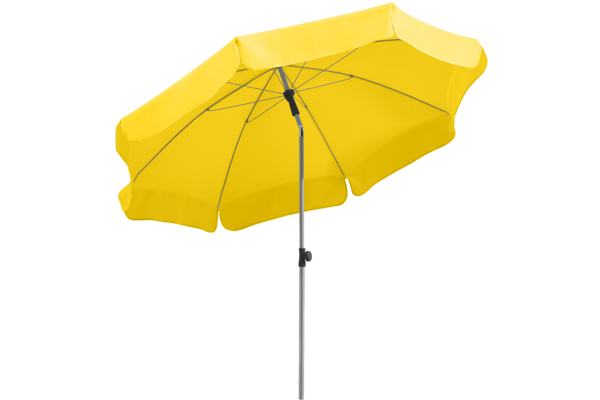 Locarno solid color parasol with tilt Ø200 cm
