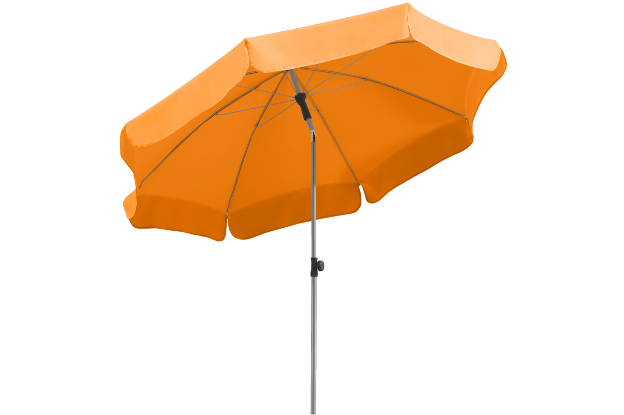 Locarno solid color parasol with tilt Ø200 cm