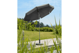 Locarno solid color parasol with tilt Ø200 cm