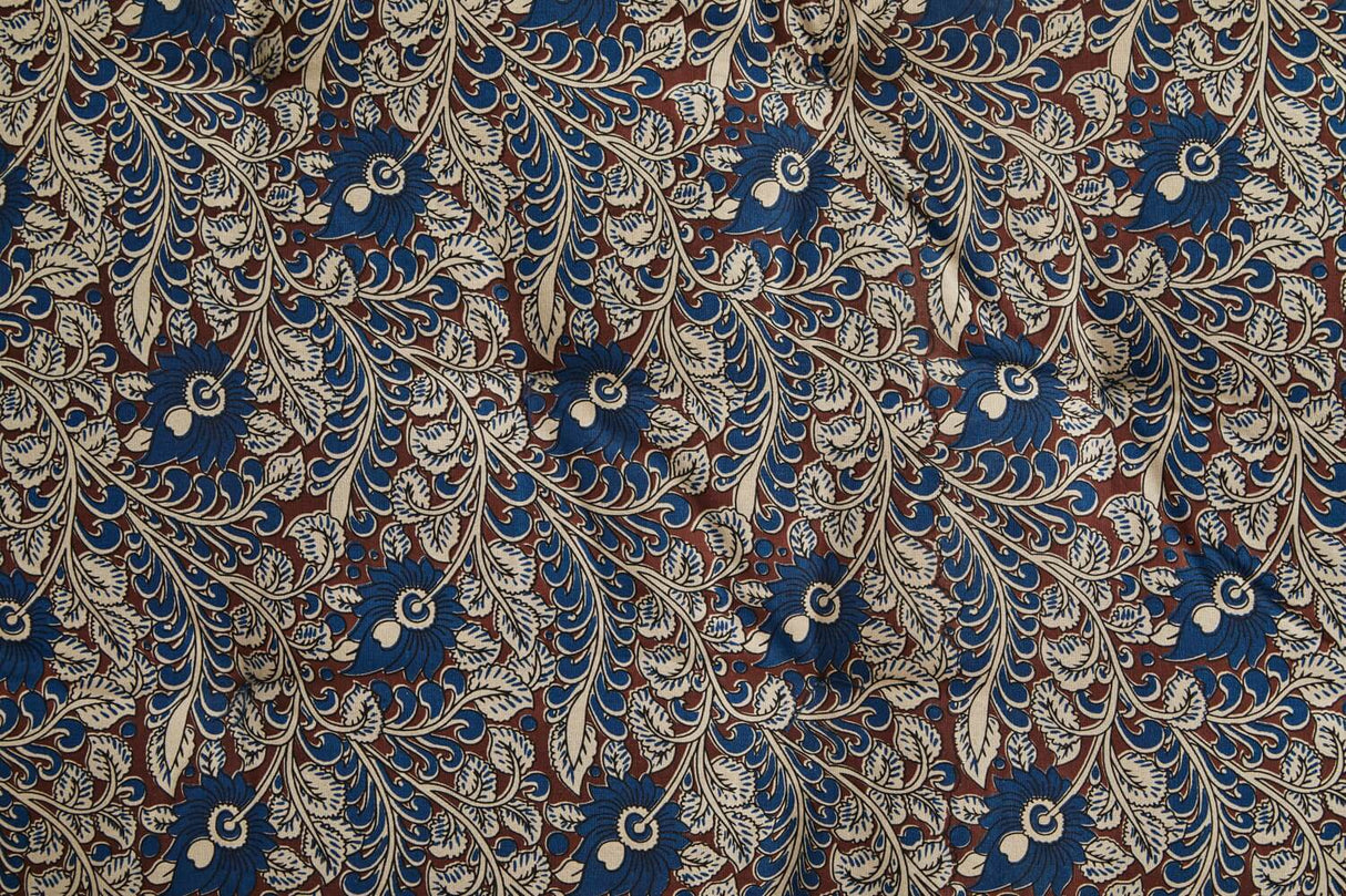 Patterned blue mattress 60 x 100 cm