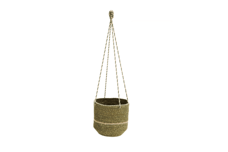 Hanging basket in seagrass