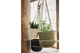 Hanging basket in seagrass