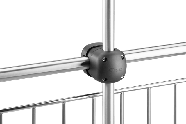 Maxi parasol bracket for round railings – Balcony Living Cph