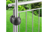Maxi parasol bracket for round railings