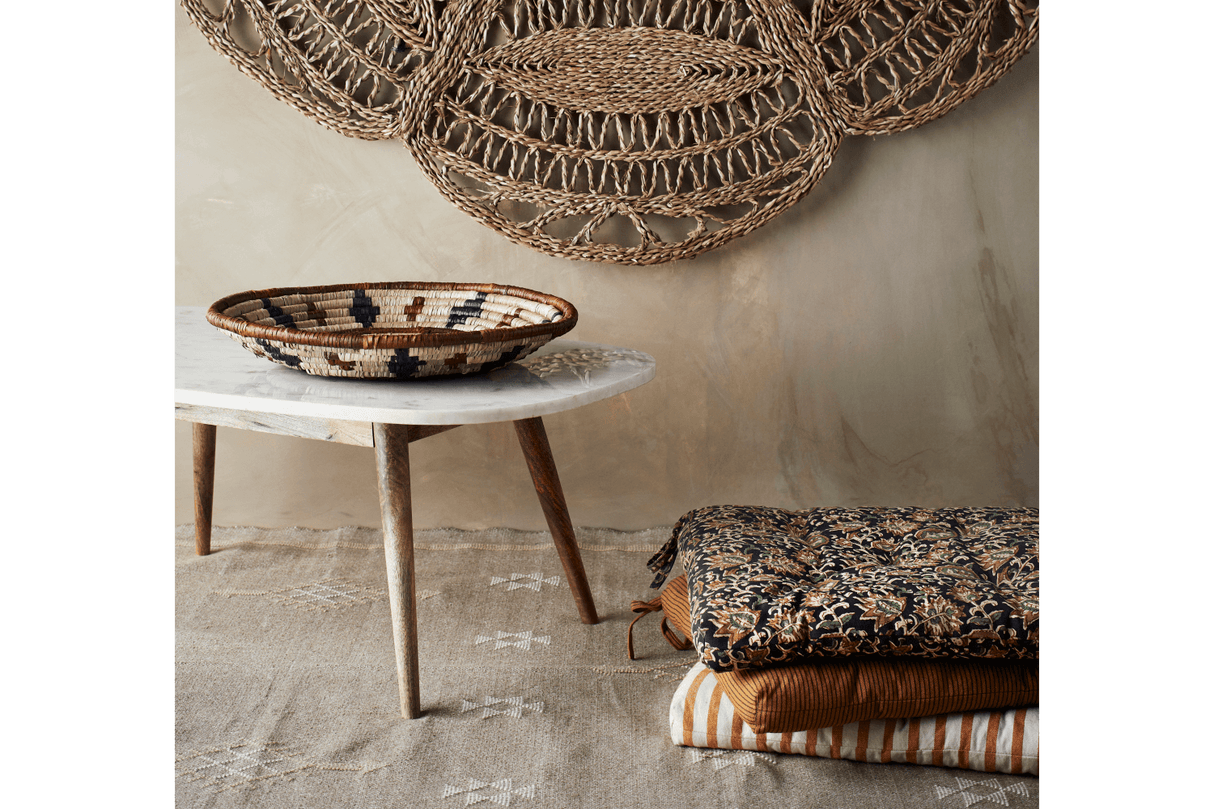 Pinstripe seat cushion 45 x 45 cm