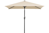Bilbao solid color parasol with hoist and tilt 210 x 130 cm