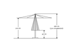 Harlem parasol Ø270 cm