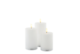 Sille rechargeable LED candles 3 pcs  Ø7.5 cm