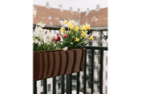 Sofie copper balcony flower boxes 60 / 80 cm