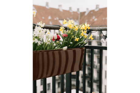 Sofie copper balcony flower boxes 60 / 80 cm