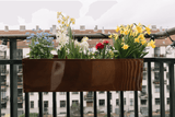 Sofie copper balcony flower boxes 60 / 80 cm