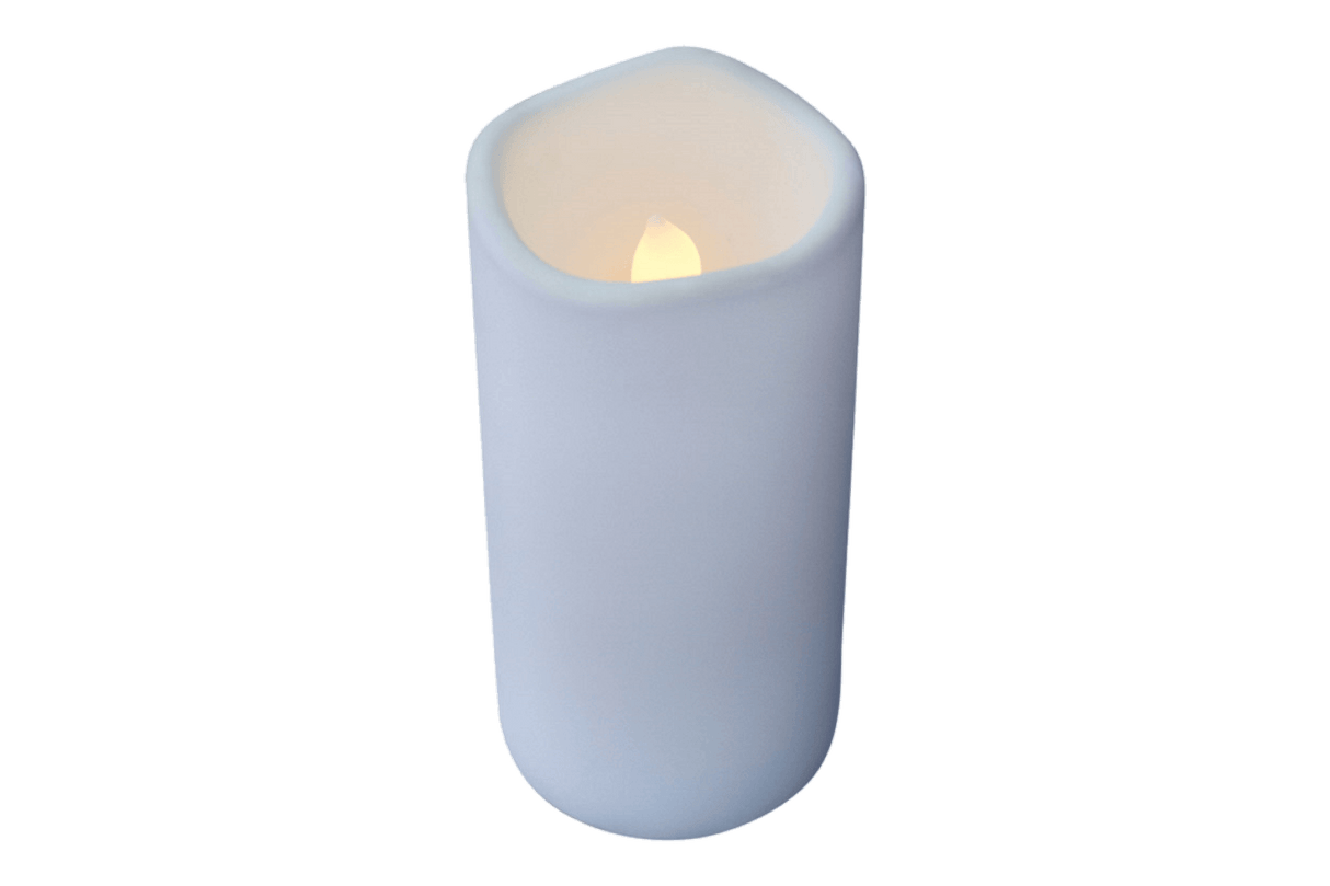 Storm LED candle Ø10 cm